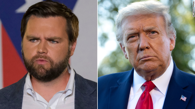Pro-Trump Senate hopeful J.D. Vance called then-President a 'moral disaster' in 2017 메시지