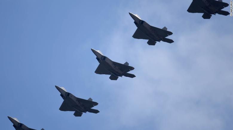 US Air Force to send dozens of F-22 fighter jets to the Pacific amid tensions with China