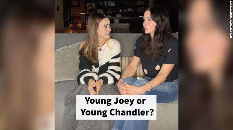 Courteney Cox's teen daughter chooses between 'young Joey or young Chandler'
