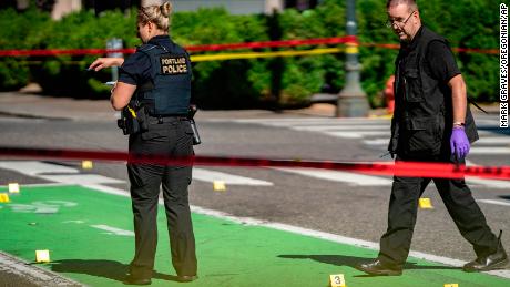 One dead, six wounded in downtown Portland, Oregon, shooting