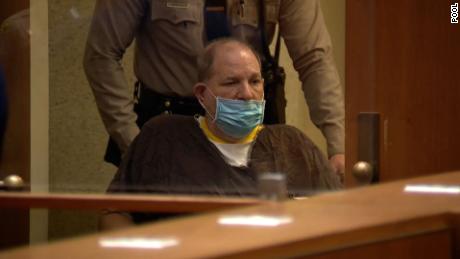 Harvey Weinstein, in a wheelchair, pleads not guilty to sexual assault charges in Los Angeles