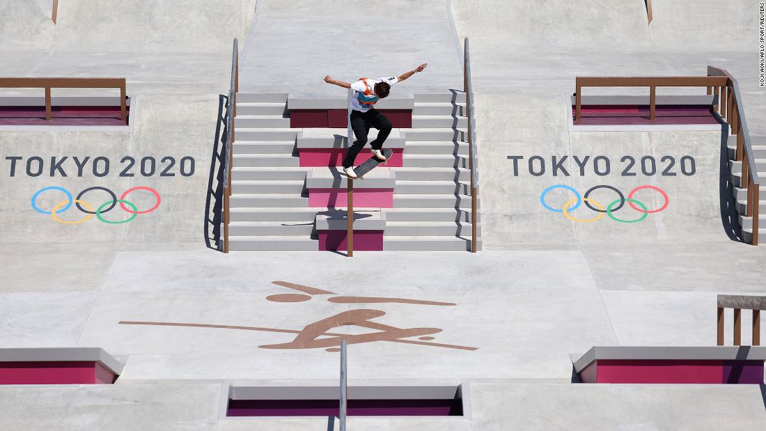 Japan&#39;s Yuto Horigome competes in street skateboarding on July 25. Horigome went on to win &lt;a href=&quot;https://www.cnn.com/world/live-news/tokyo-2020-olympics-07-25-21-spt/h_73a2a2d298ed1769881ee10c0f45f302&quot; target=&quot;_blank&quot;&gt;the first-ever Olympic gold medal in skateboarding.&lt;/a&gt;