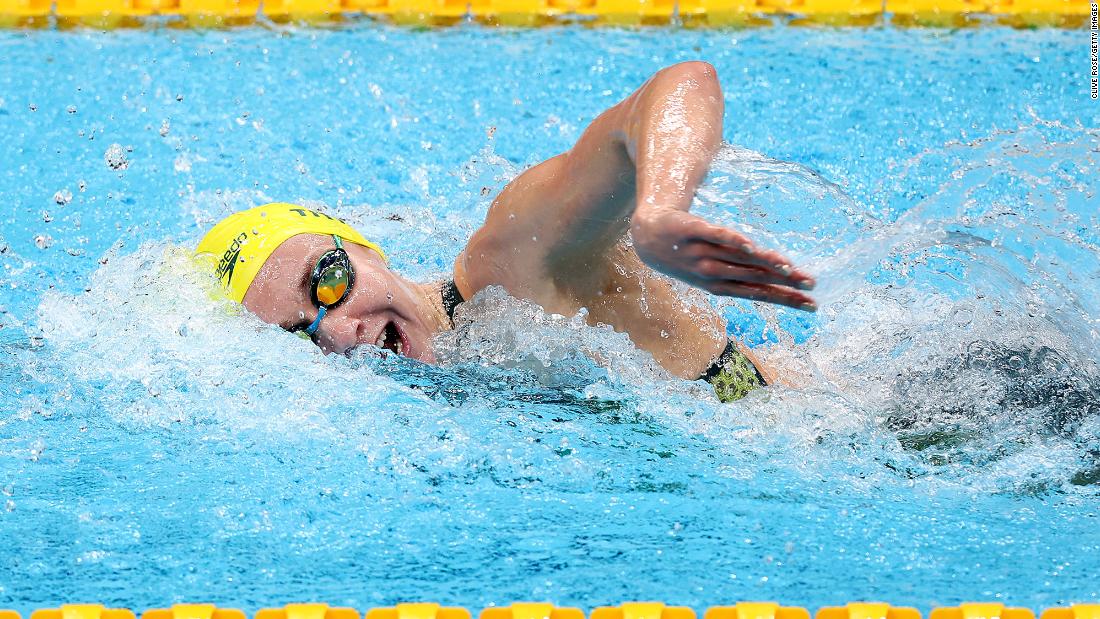 Australia&#39;s Ariarne Titmus swims her way to gold in the 200-meter freestyle on July 28. She also &lt;a href=&quot;https://www.cnn.com/world/live-news/tokyo-2020-olympics-07-27-21-spt/h_2678ef626f78848939865d4d3a7abd69&quot; target=&quot;_blank&quot;&gt;set a new Olympic record,&lt;/a&gt; finishing in 1:53.50. It is her second gold of these Olympics, as she also won the 400-meter freestyle.