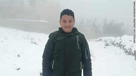 Foto do arquivo de Mohammed Allamy, fotografada durante a nevasca no inverno passado.