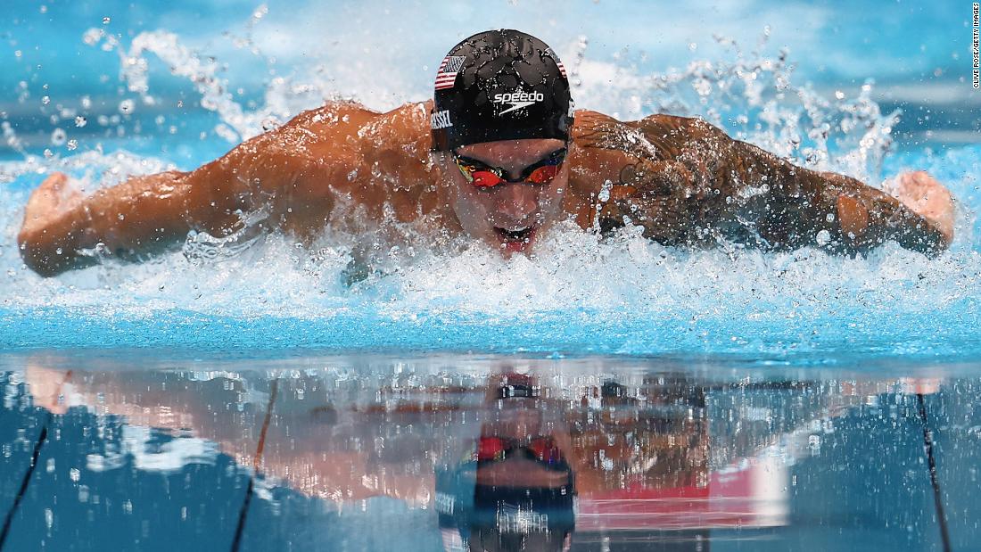 American swimmer Caeleb Dressel competes in the 100-meter butterfly on July 31. He finished in 49.45 seconds, &lt;a href=&quot;https://www.cnn.com/world/live-news/tokyo-2020-olympics-07-30-21-spt/h_4199d75e43fa3fccdfcca6cb47520ebf&quot; target=&quot;_blank&quot;&gt;winning gold and breaking his own world record in the process.&lt;/a&gt;