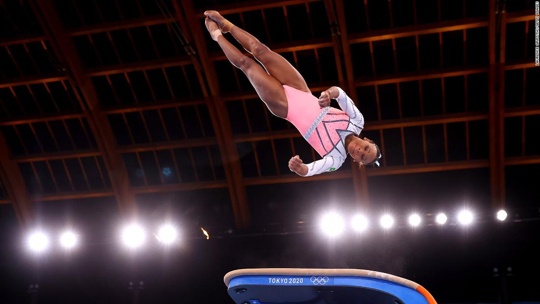 Brazilian gymnast Rebeca Andrade &lt;a href=&quot;https://www.cnn.com/world/live-news/tokyo-2020-olympics-08-01-21-spt/h_81ebfce1a9943387db3fea815ae110da&quot; target=&quot;_blank&quot;&gt;won gold in the vault&lt;/a&gt; on August 1.