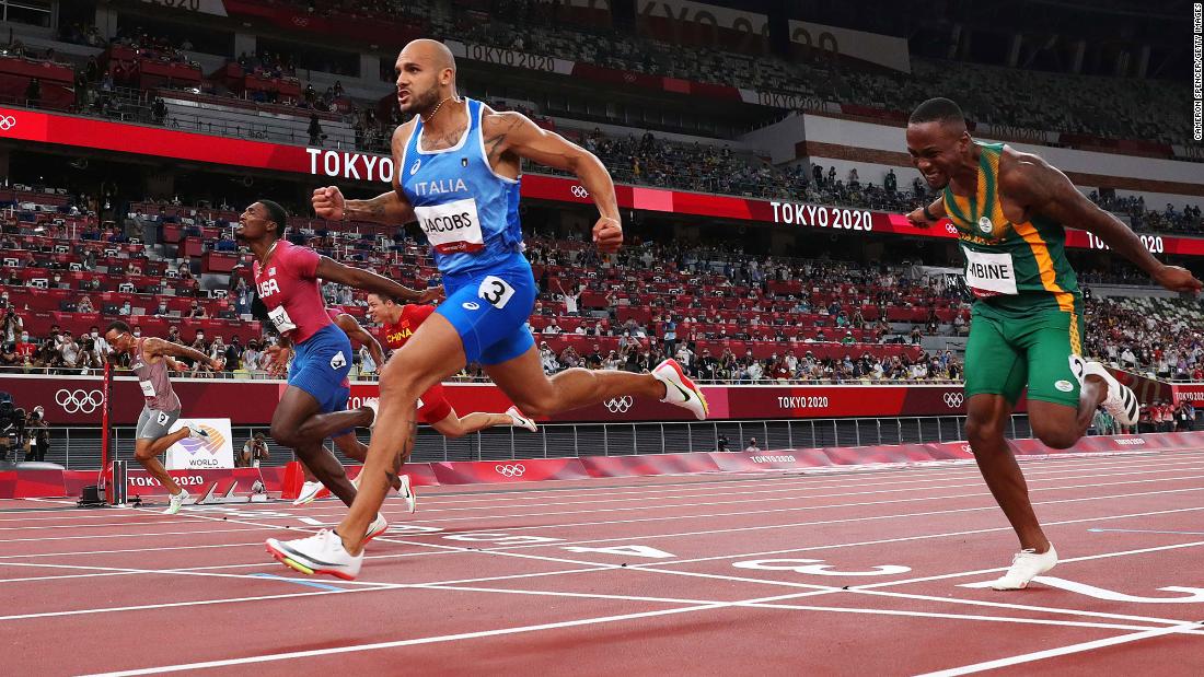Italian sprinter Lamont Marcell Jacobs &lt;a href=&quot;https://www.cnn.com/2021/08/01/sport/lamont-marcell-jacobs-olympics-100m-spt-intl/index.html&quot; target=&quot;_blank&quot;&gt;wins the 100-meter final&lt;/a&gt; on Sunday, August 1. He finished the race in 9.80 seconds, winning the first 100 final since the retirement of three-time champion Usain Bolt.