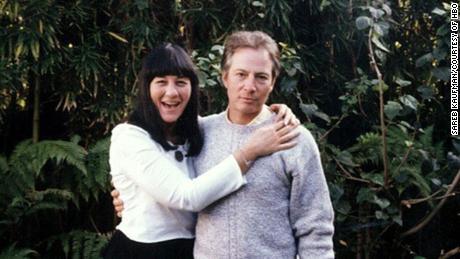 Susan Berman smiles for a photo with Robert Durst in the mid- to late 1990s. 