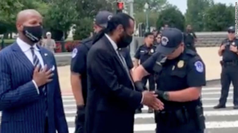'This is pretty important, this right to vote': Democratic Rep. Al Green arrested in protest to protect voting rights in DC