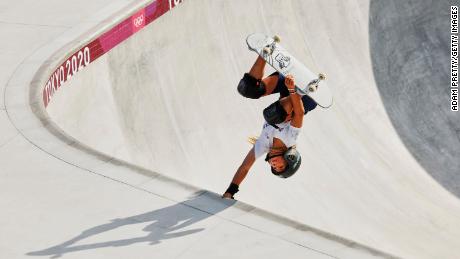 Brown started skateboarding at the age of three, learning tricks by watching YouTube videos. 