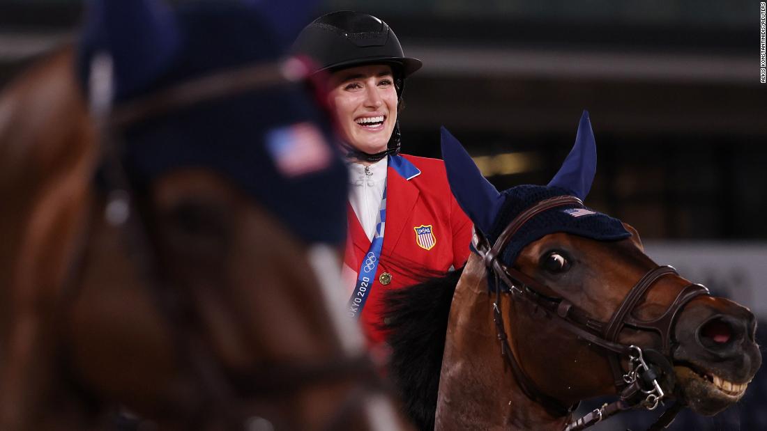 Jessica Springsteen, the daughter of rock star Bruce Springsteen, was part of the US equestrian team &lt;a href=&quot;https://www.cnn.com/2021/08/07/sport/jessica-springsteen-silver-tokyo-intl-spt/index.html&quot; target=&quot;_blank&quot;&gt;that won silver in jumping&lt;/a&gt; on August 7.