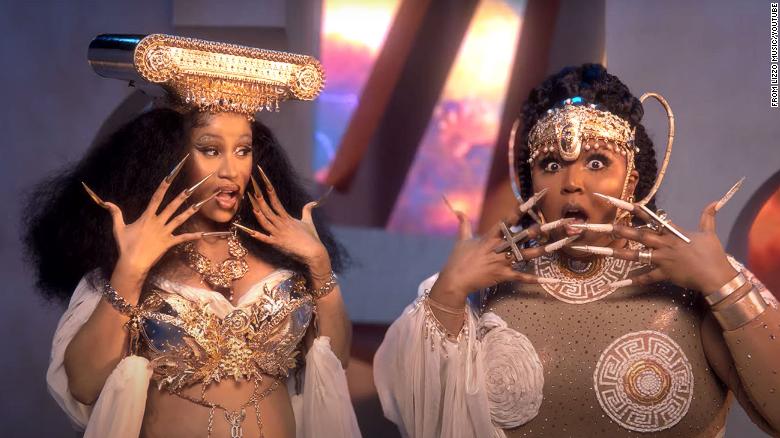 Lizzo and Cardi B dropped the video for 'Rumors'