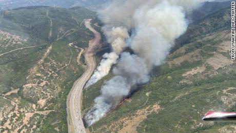 Parley&#39;s Canyon Fire in Utah grew to at least 2,500 acres. 