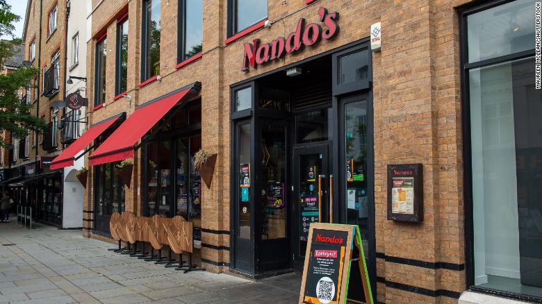 Nando's closes 45 restaurants after running short of chicken