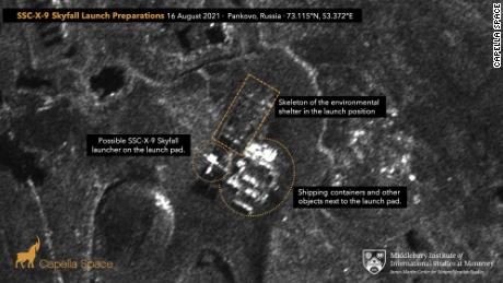 New satellite images show Russia may be preparing to test nuclear powered &#39;Skyfall&#39; 导弹