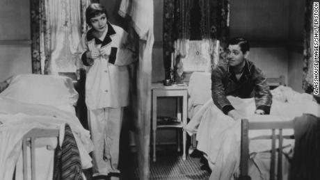 Clark Gable and Claudette Colbert starred in &quot;It Happened One Night,&quot; a 1934 movie that swept the Oscars.