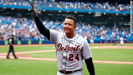 Miguel Cabrera becomes the 28th baseball player to join the 500 home run club