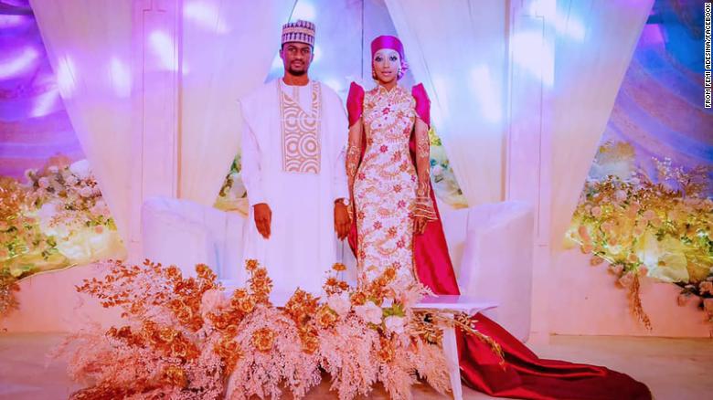 Buhari 대통령의 아들은 화려하고 화려한 예식에서 왕실 신부와 결혼합니다.