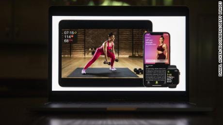 A central piece of Tim Cook&#39;s strategy has been expanding Apple services such as Fitness+.