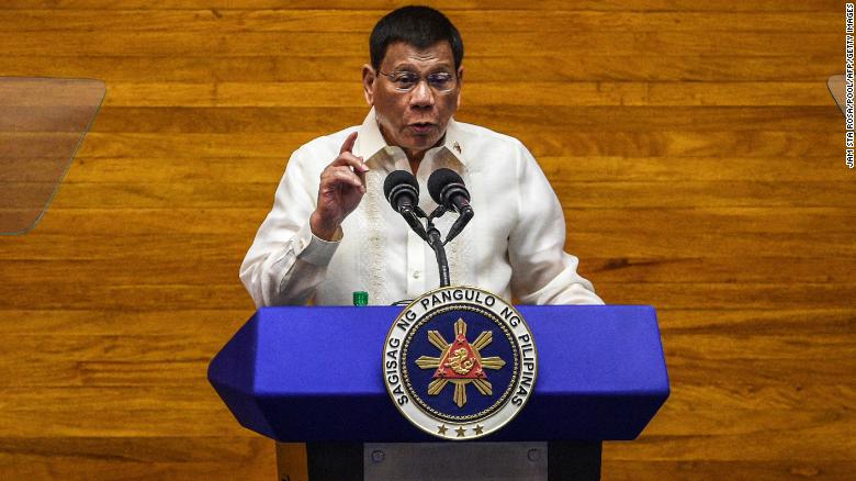 Philippines' Duterte raises rivals' suspicions by seeking vice presidency in 2022
