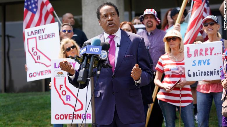 Larry Elder baselessly raises possibility of election 'shenanigans' in California recall
