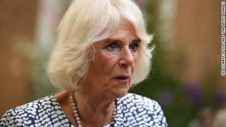 Camilla, Duchess of Cornwall speaks during an event in June.