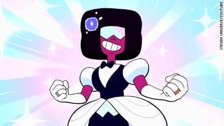 Garnet, a main character on &quot;Steven Universe,&quot; is a nonbinary woman. 