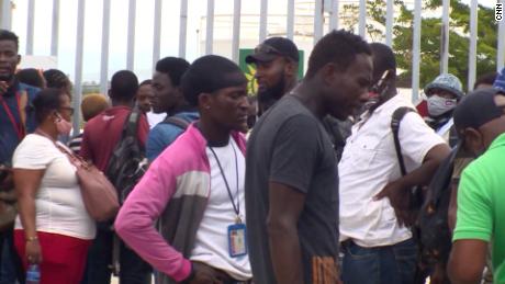 &#39;They put chains on our feet&#39;: Haitian migrants speak about their experience at the border