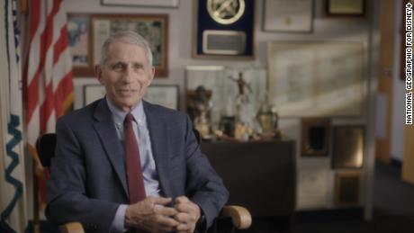 Dr. Anthony Fauci in the documentary &#39;Fauci,&#39; interviewed in his office at the National Institute of Allergy and Infectious Diseases. 