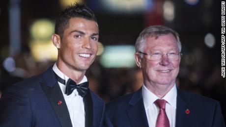 Ferguson (right) was influential in bringing Ronaldo back to Old Trafford. 