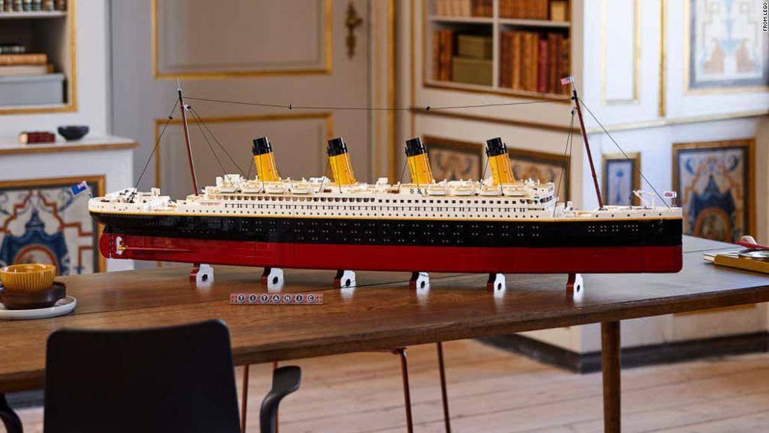 Lee single Source LEGO's new Titanic scale model is its biggest ever set - CNN Style