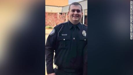 A Georgia police officer was fatally shot on his first department shift. Authorities are searching for the suspect