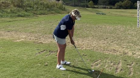 Meet the 63-year-old college athlete with a killer golf swing