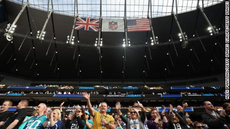 A general view during the NFL London game between the Miami Dolphins and the Jacksonville Jaguars at the Tottenham Hotspur Stadium.