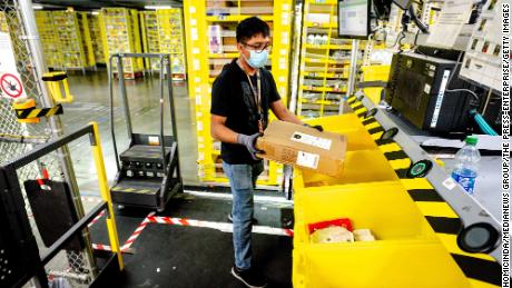 Amazon plans to hire 150,000 temporary workers for the holidays