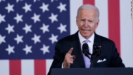 Biden pitches unfinished economic agenda in personal hometown remarks