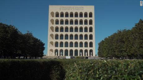The Mussolini-commissioned building Palazzo della Civiltà Italiana is the centerpiece of Mussolini&#39;s Esposizione Universale Roma neighborhood and remains a symbol of the country&#39;s fascist era. 