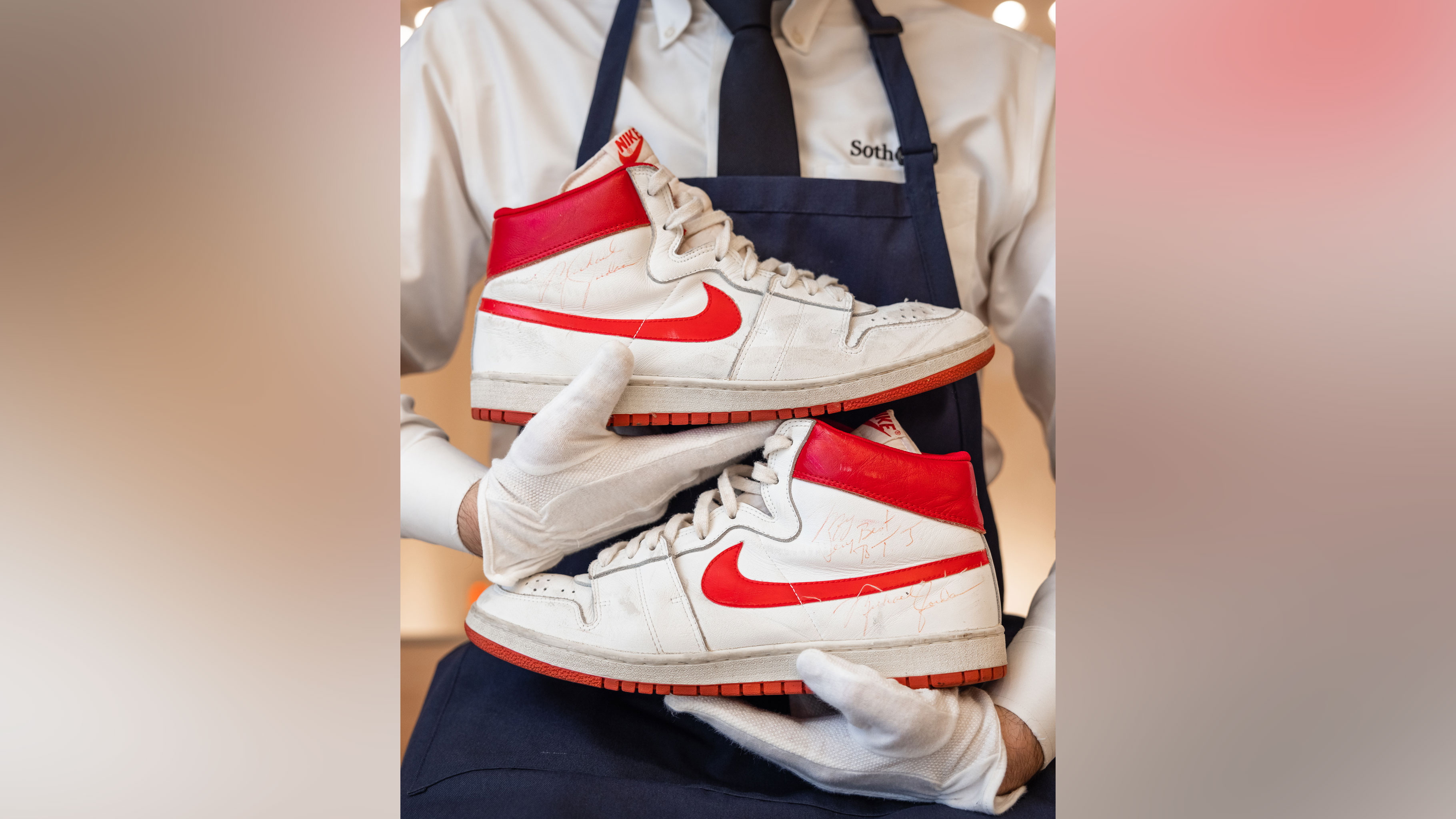 Michael Jordan's sneakers michael jordan sneakers sell for record-breaking $1.47 million