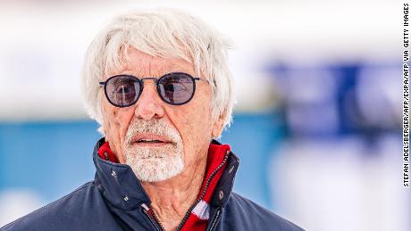 Bernie Ecclestone is seen during the KitzCharityTrophy 2020 sideline event at the FIS Alpine Ski World Cup in Kitzbuehel, Austria, on January 25, 2020.