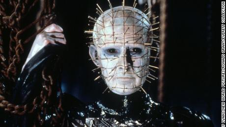Doug Bradley as Pinhead in the classic horror movie "Hellraiser."