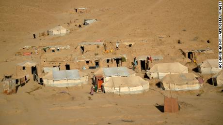 A camp for internally displaced people in Qala-i-Naw, Badghis province, Afghanistan, on October 17.