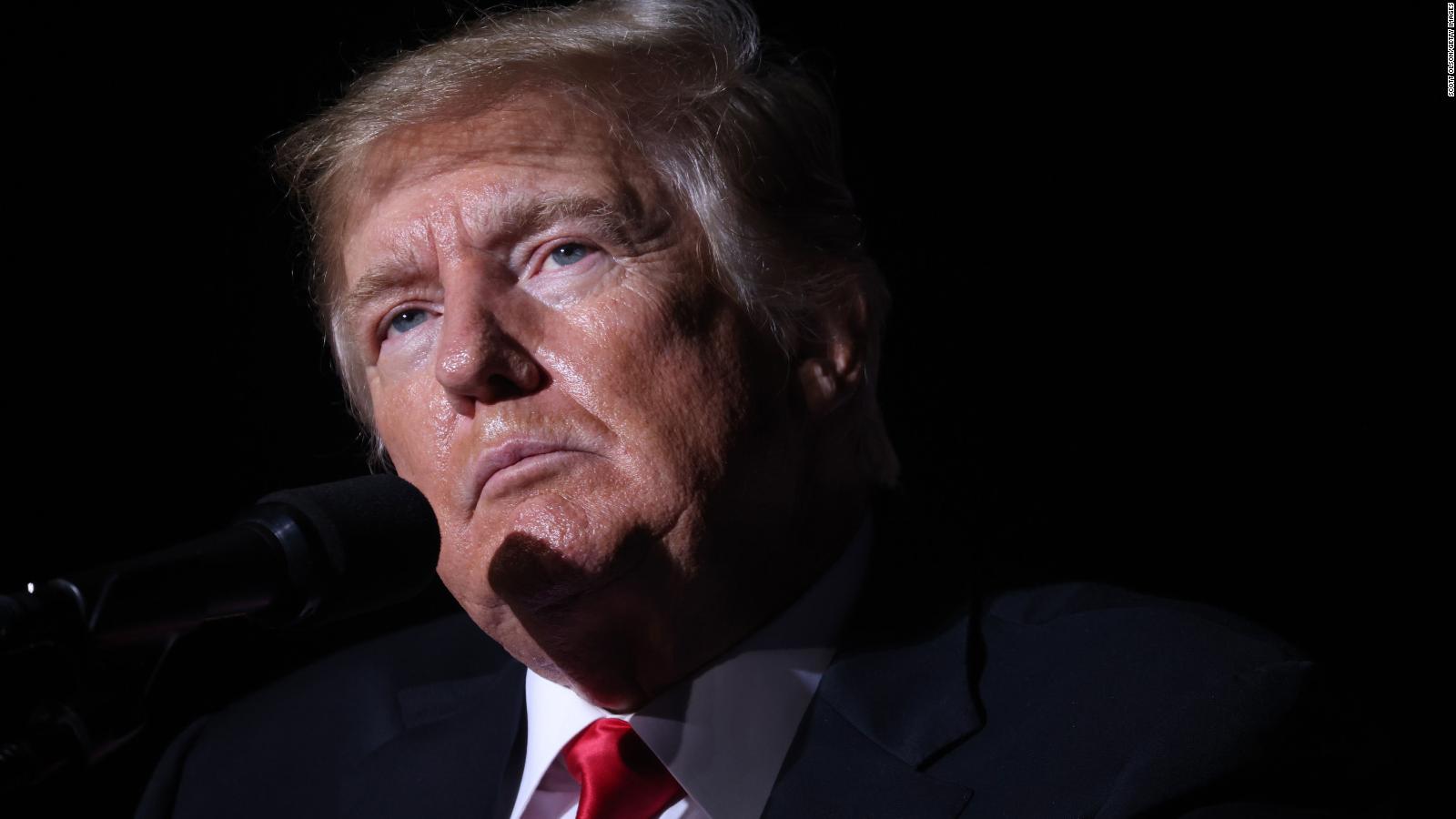 DES MOINES, IOWA - OCTOBER 09: Former President Donald Trump speaks to supporters during a rally at the Iowa State Fairgrounds on October 09, 2021 in Des Moines, Iowa. This is Trump's first rally in Iowa since the 2020 election. (Photo by Scott Olson/Getty Images)