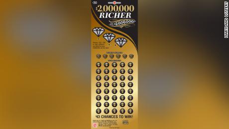 He just won a $  2 million lottery -- for the second time