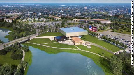 Rendering of the National Medal of Honor Museum