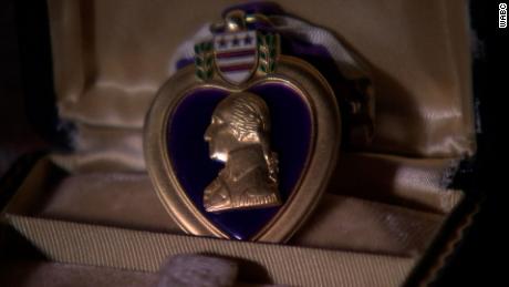 Deener&#39;s Purple Heart and other items were found in an attic after his second wife died.