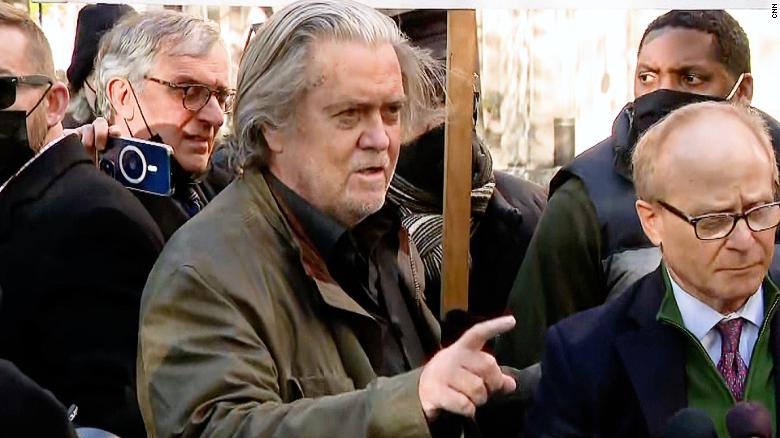 NY prosecutors are moving closer to charging Steve Bannon in border wall effort Trump pardoned him for