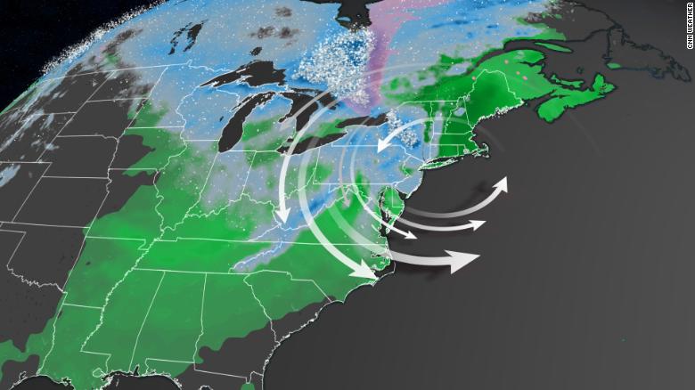 A 'potentially significant' storm could hit the East Coast with rain and snow during the busy Thanksgiving travel week