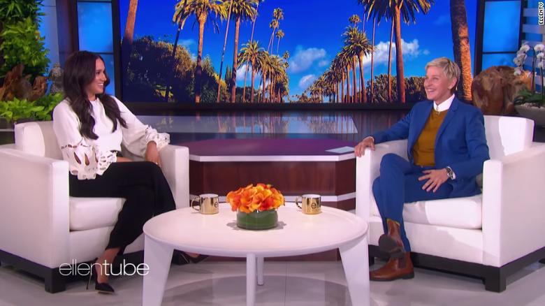 메건, 서 섹스 공작부 인, Ellen DeGeneres 토크쇼 방문에 대한 놀라움