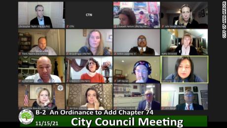 The Ann Arbor city council approved the ordinance at a virtual meeting Monday, November 15.
