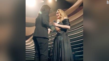 &#39;You really did change my life&#39;: Adele cries during surprise reunion with teacher 